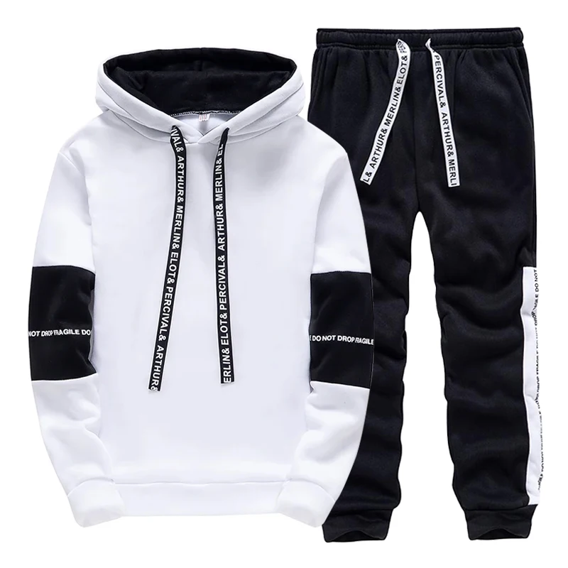 Winter Clothing For Men - Setelan Olahraga Pria, Sweater Berkerudung Kasual,