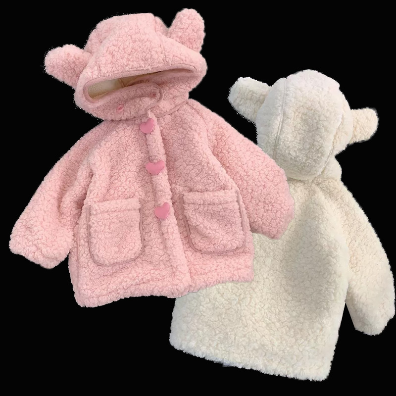 Winter Clothing Activities For Toddlers - Mantel Anak Perempuan Bulu Tebal Jaket