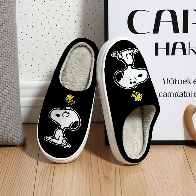 Winter Clothing Anime - Sandal Katun Kartun Snoopy Peanuts Lucu,