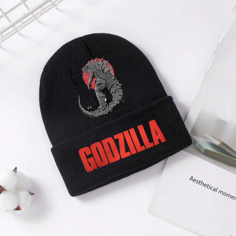 Winter Clothing Kids - Godzilla Topi Rajut Musim Dingin Musim