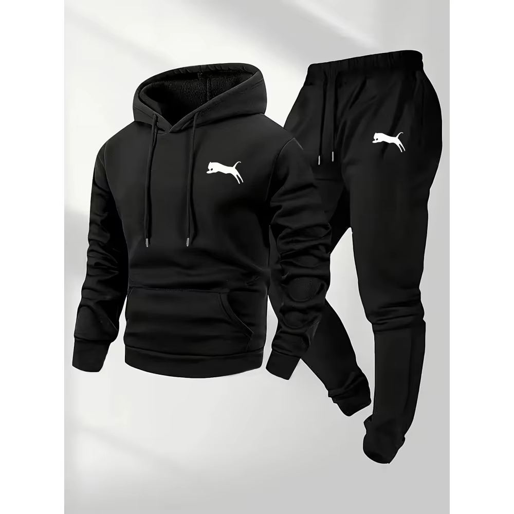 Winter Clothing For Men - Setelan Hoodie & Celana Pria Terlaris
