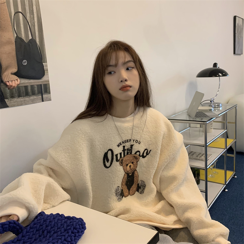 Sweater Bulu Domba Hangat Terj - Winter Clothing Affordable ulasan dan harga