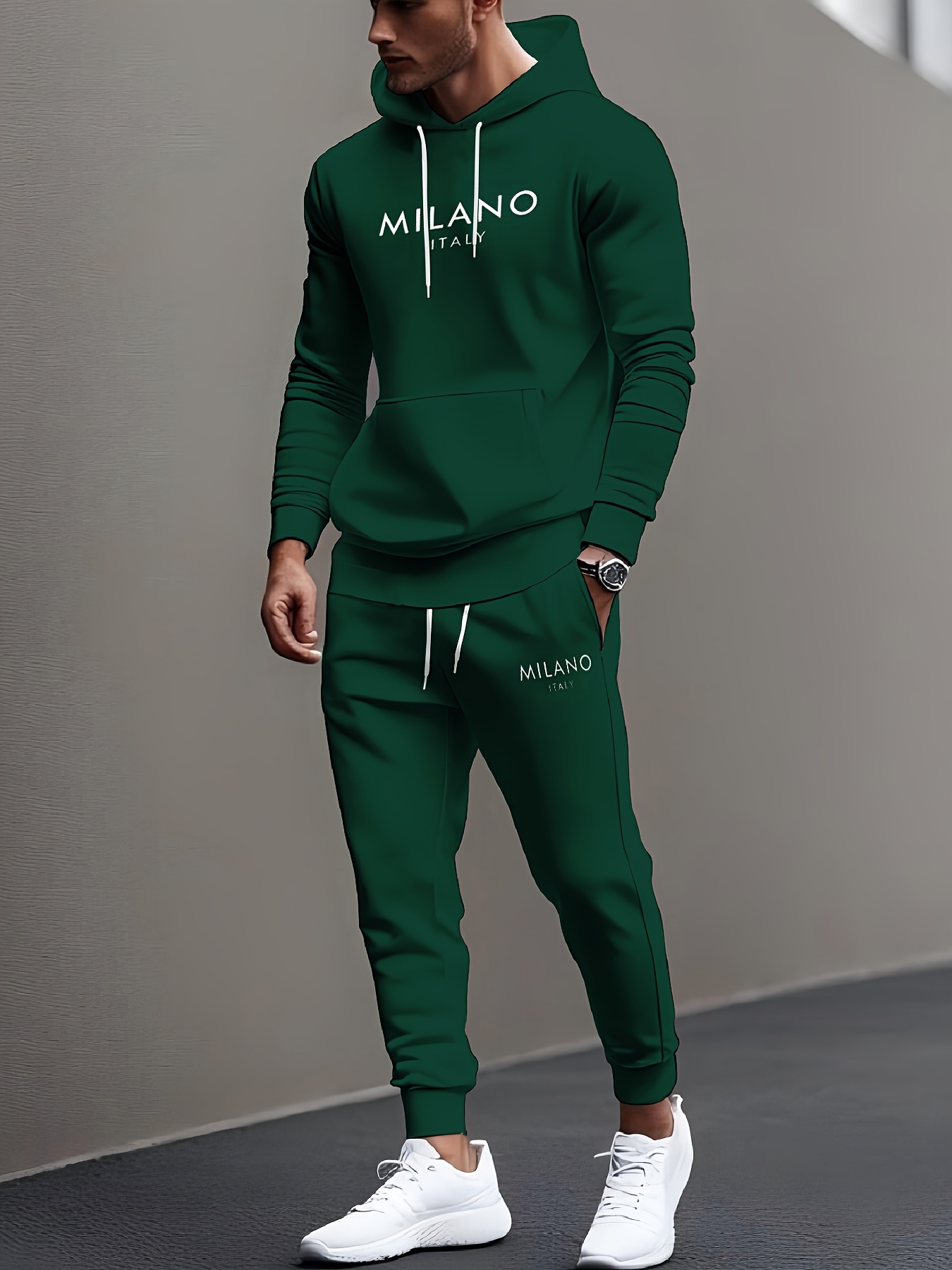 Set Hoodie dan Celana Pria unt - Winter Clothing Affordable ulasan dan harga