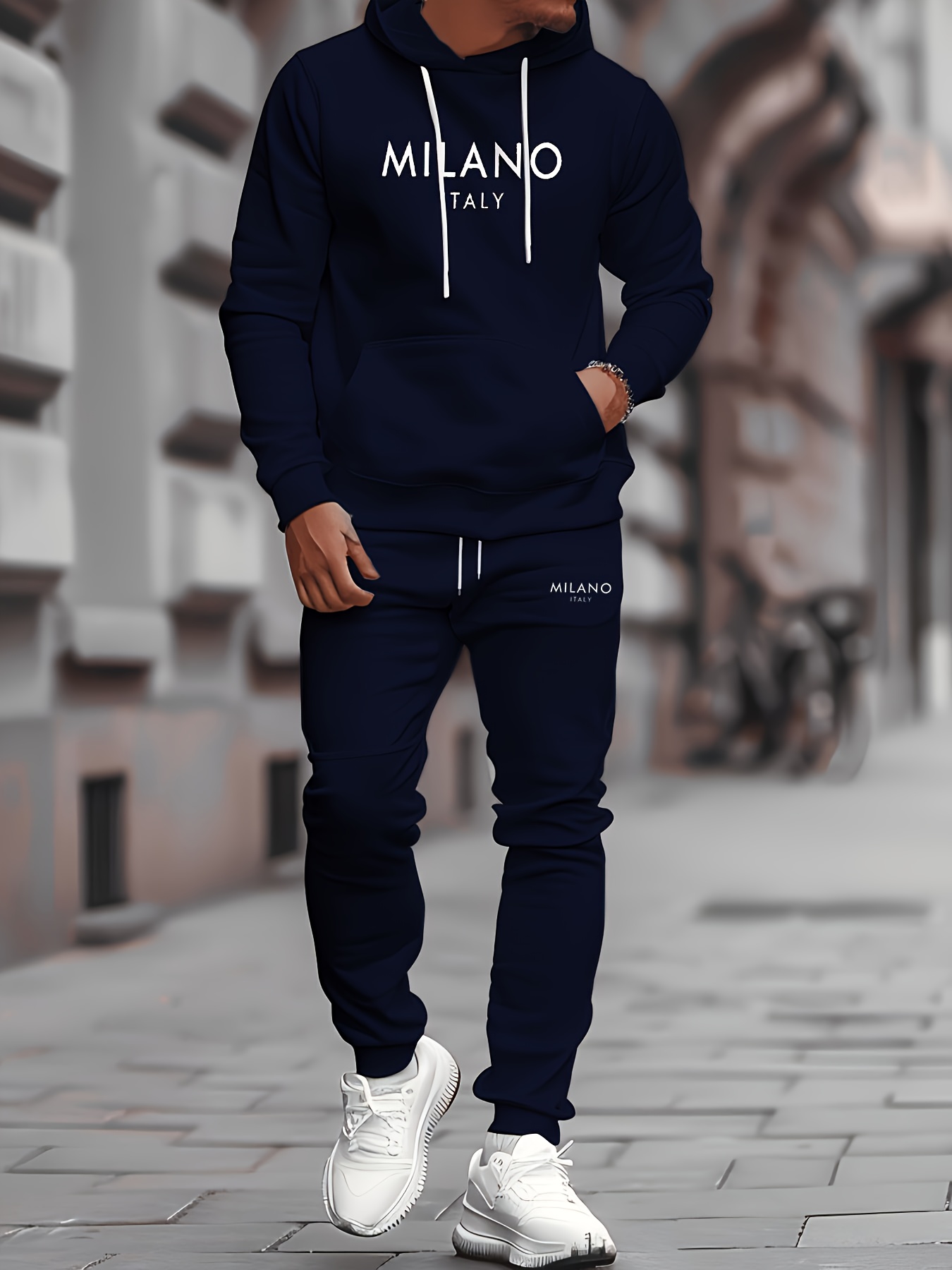 Set Hoodie dan Celana Pria unt - Winter Clothing Affordable ulasan dan harga