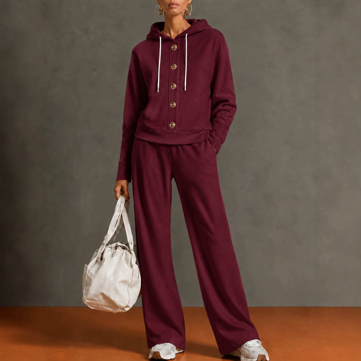 Setelan dua potong wanita kasu - Winter Clothing Affordable ulasan dan harga