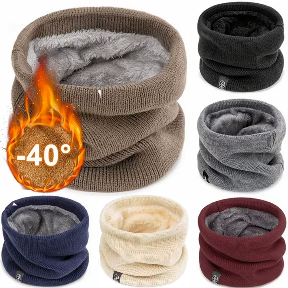 Penutup Leher Rajutan Tebal Be - Neck Gaiter Fleece ulasan dan harga