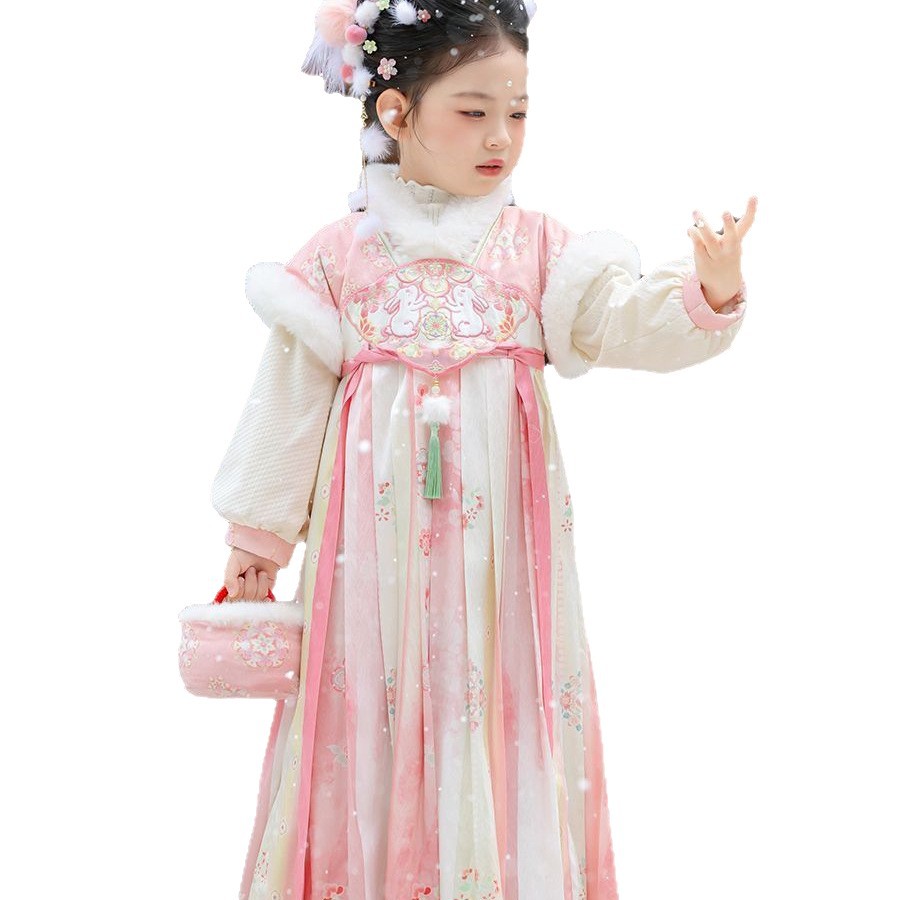 Gaun Hanfu Peri Anak Perempuan - Winter Clothing Kids ulasan dan harga