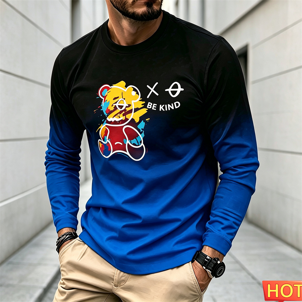 Kaos Pria Lengan Panjang Kasua - Winter Clothing For Men ulasan dan harga