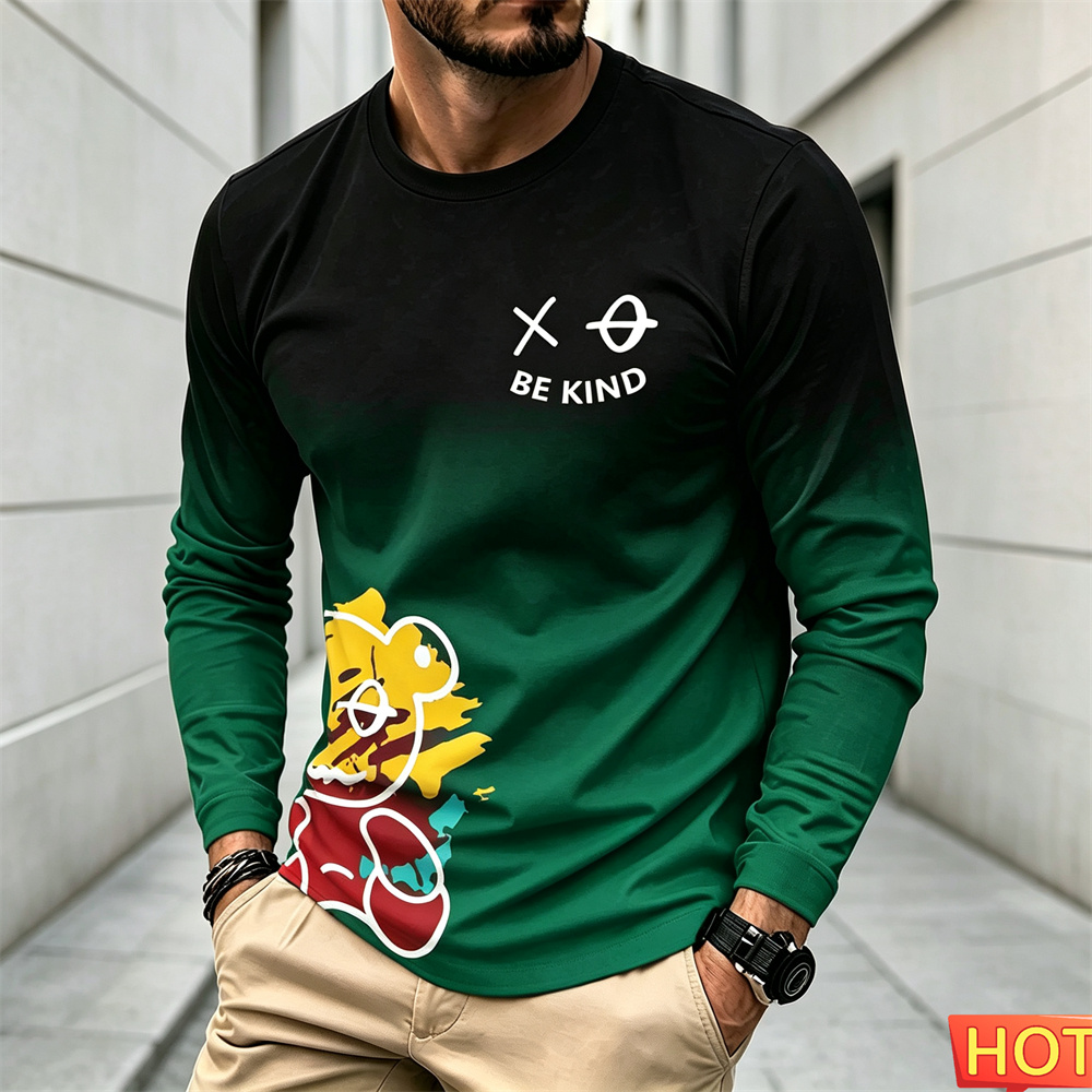 Kaos Pria Lengan Panjang Kasua - Winter Clothing For Men ulasan dan harga
