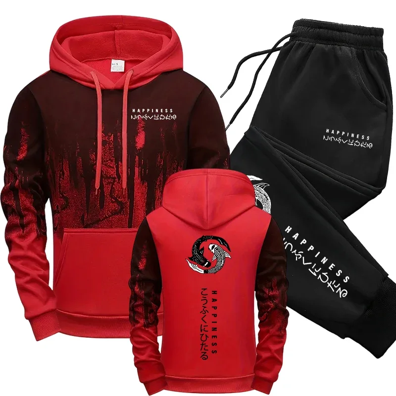 Setelan Olahraga Pria Gaya Jep - Winter Clothing For Men ulasan dan harga