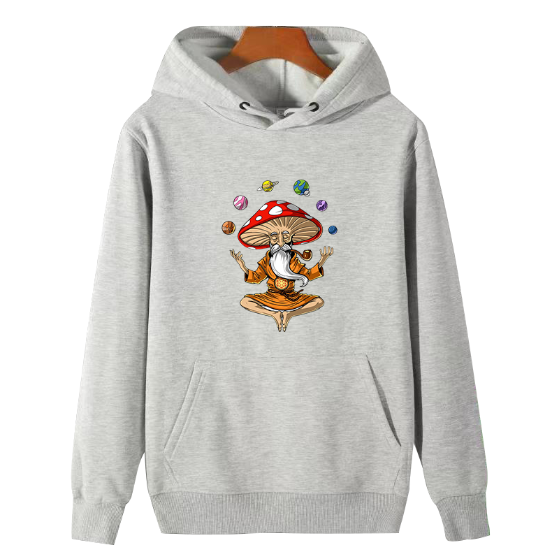 Sweater Hoodie Motif Jamur Aja - Winter Clothing Essential ulasan dan harga