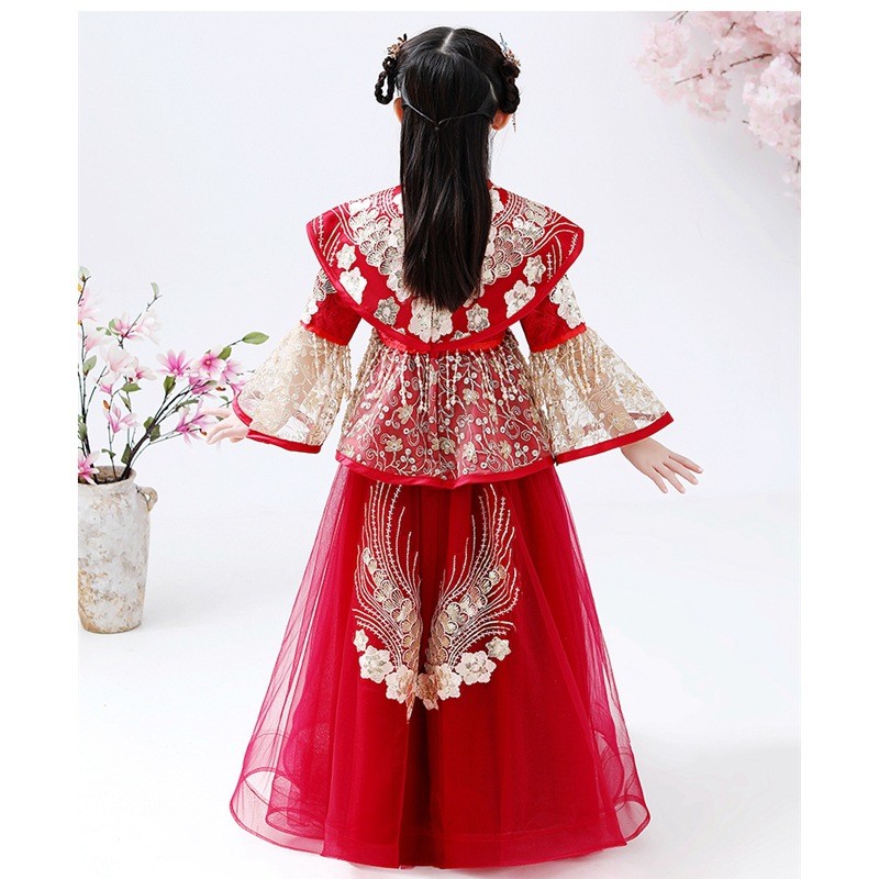 Kostum Hanfu Cheongsam Anak Pe - Winter Clothing Kids ulasan dan harga