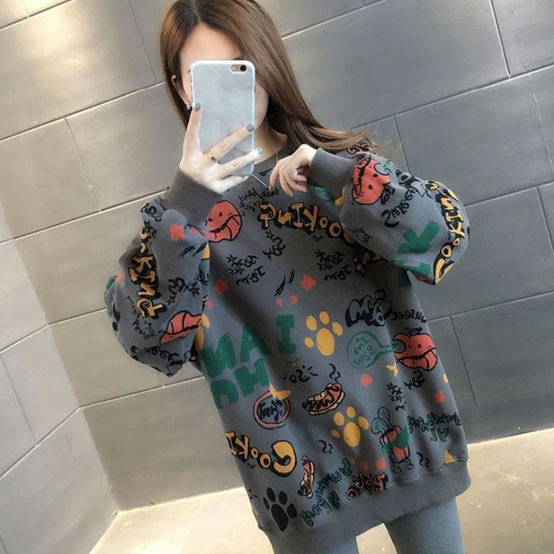 Sweater Wanita Kasual Bermotif - Winter Clothing Essential ulasan dan harga