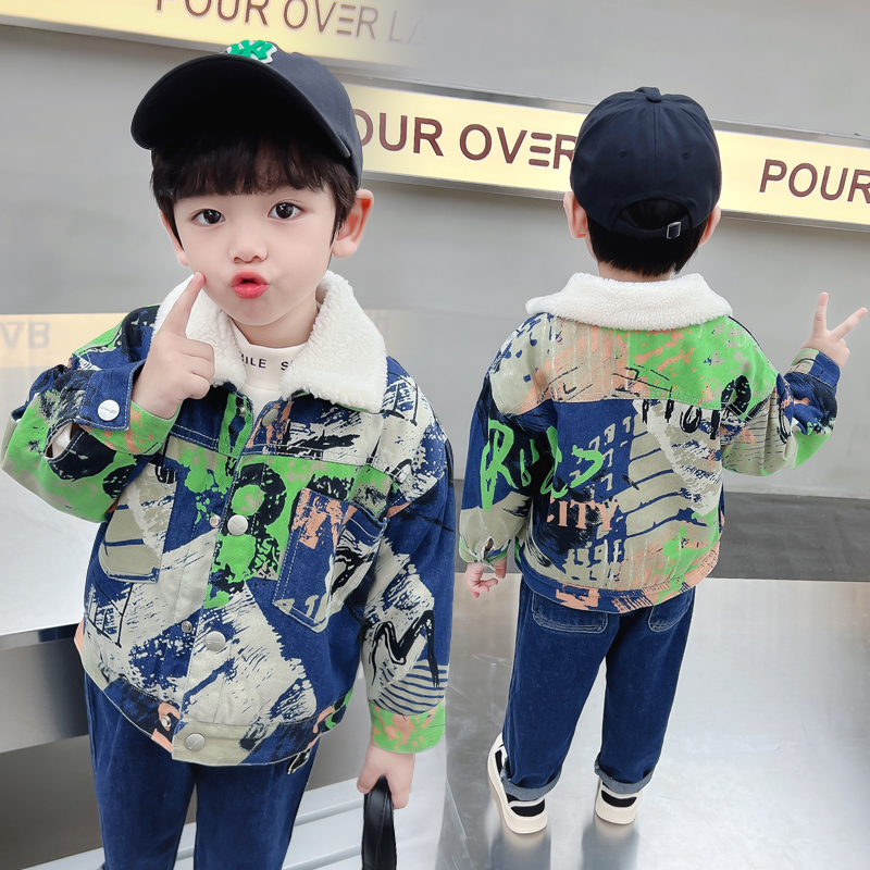 Jaket Denim Hangat Anak-anak d - Winter Clothing Activities For Toddlers ulasan dan harga
