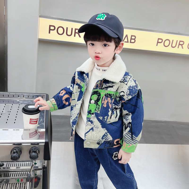 Jaket Denim Hangat Anak-anak d - Winter Clothing Activities For Toddlers ulasan dan harga