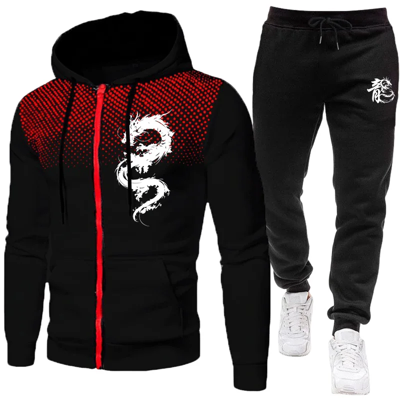 Setelan Pria Motif Naga Paris, - Winter Clothing For Men ulasan dan harga