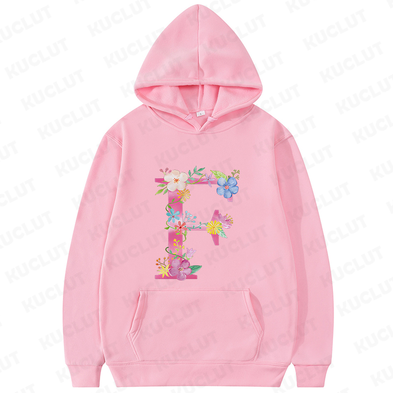 Hoodie wanita bercetak huruf b - Winter Clothing Essential ulasan dan harga