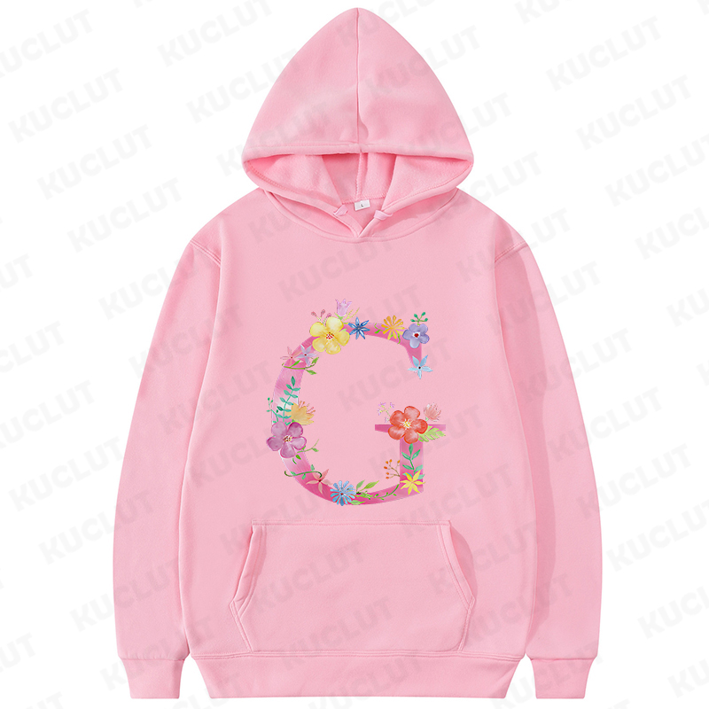 Hoodie wanita bercetak huruf b - Winter Clothing Essential ulasan dan harga
