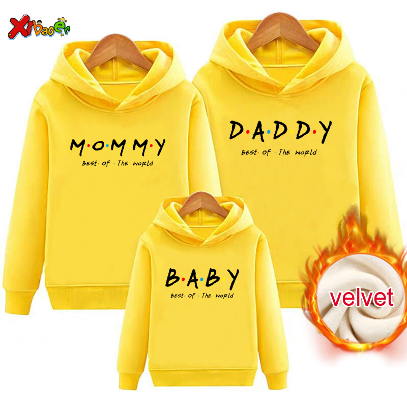 Baju Keluarga Cocok Hoodie Baj - Winter Clothing Kids ulasan dan harga