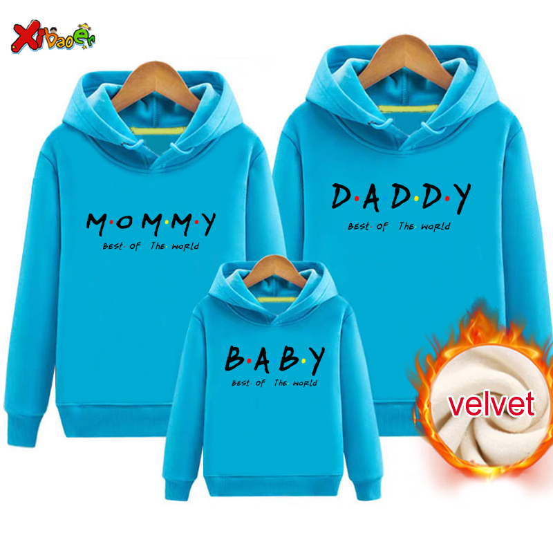 Baju Keluarga Cocok Hoodie Baj - Winter Clothing Kids ulasan dan harga