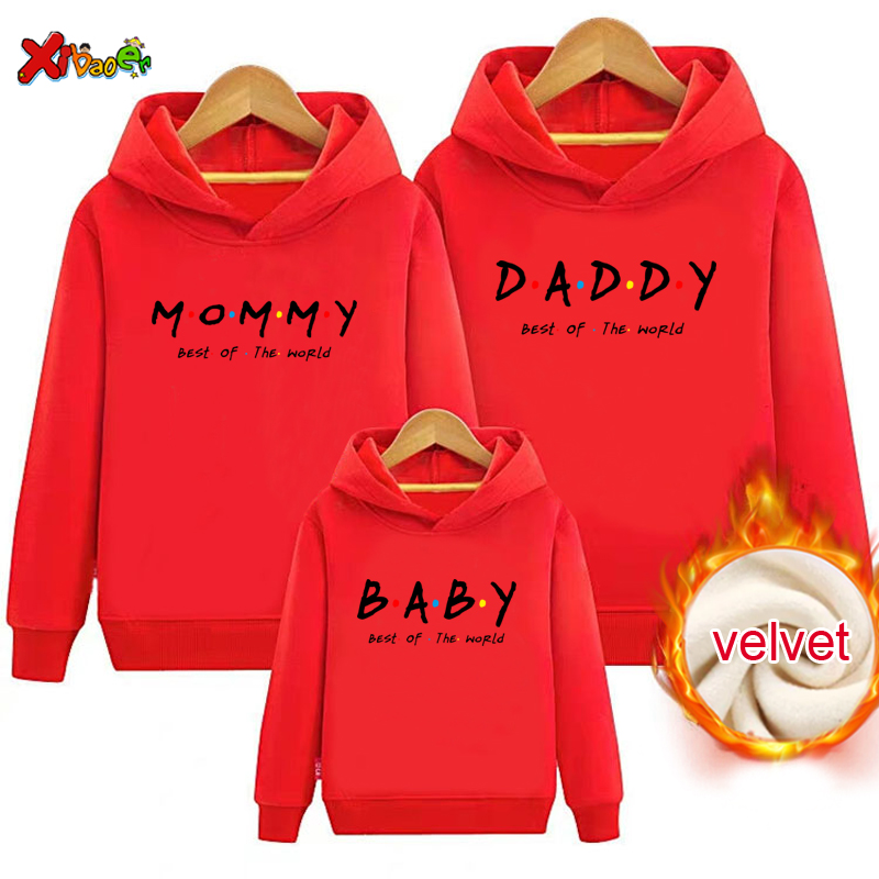 Baju Keluarga Cocok Hoodie Baj - Winter Clothing Kids ulasan dan harga