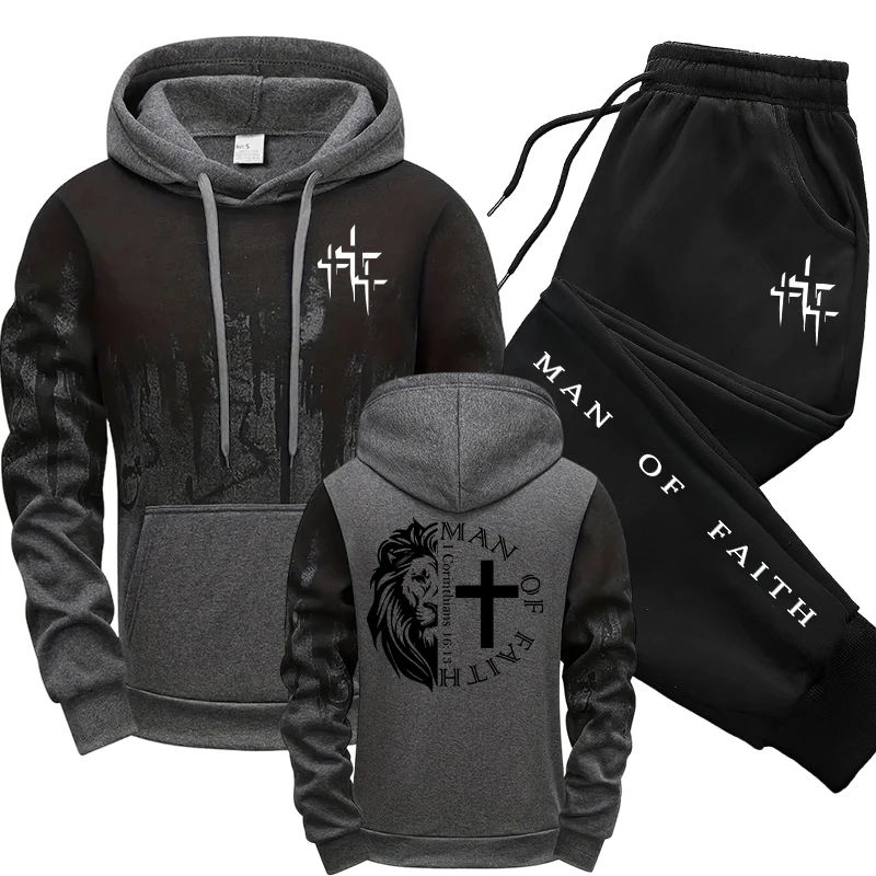 Setelan Pria Motif Man of Fait - Winter Clothing For Men ulasan dan harga