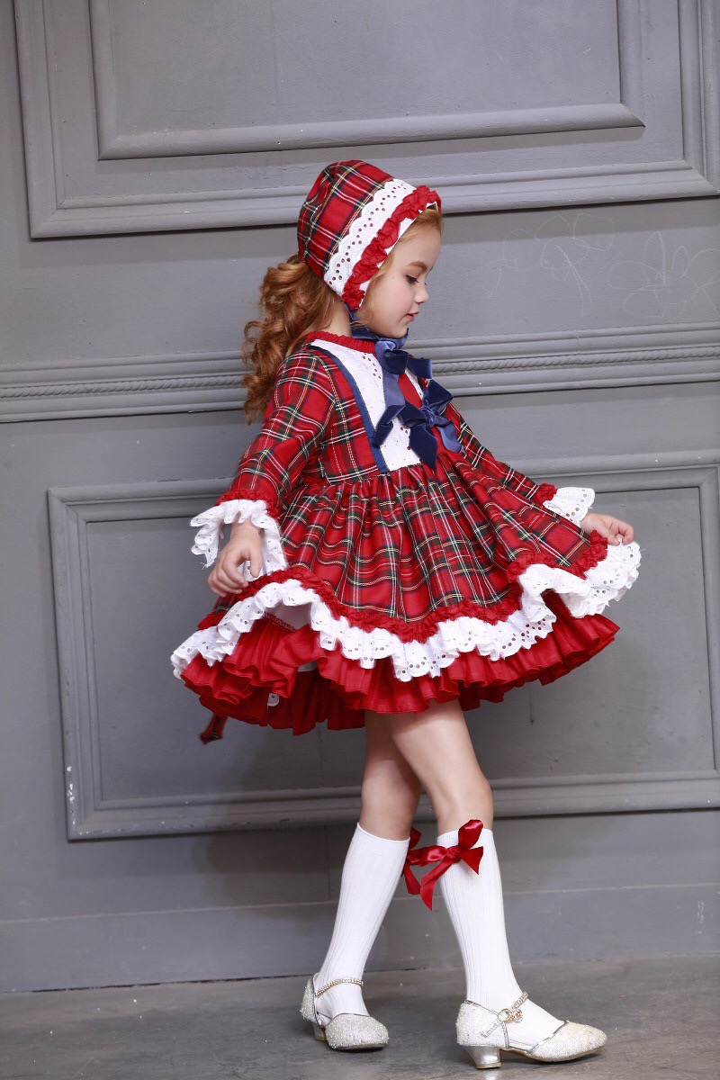 Gaun Putri Bola Pompom Spanyol - Winter Clothing Kids ulasan dan harga