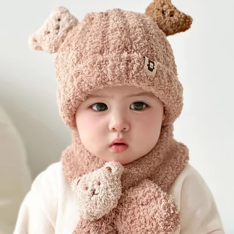 1-10PCS Set Topi Syal Bayi unt - Winter Clothing Kids ulasan dan harga