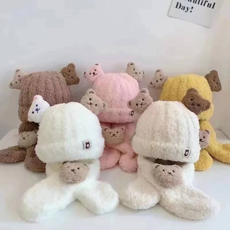 1-10PCS Set Topi Syal Bayi unt - Winter Clothing Kids ulasan dan harga