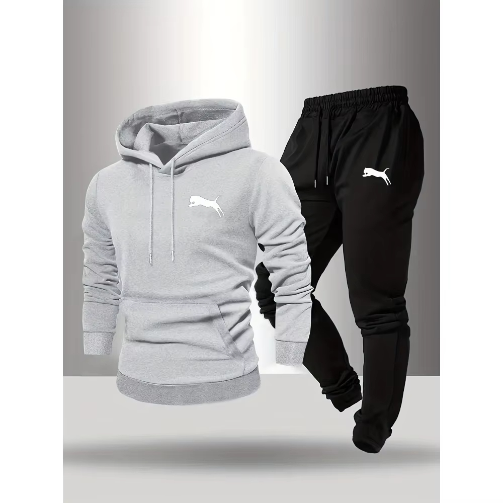 Setelan Hoodie & Celana Pria T - Winter Clothing For Men ulasan dan harga